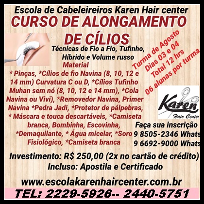 CILIOS AGOSTO RETORNO