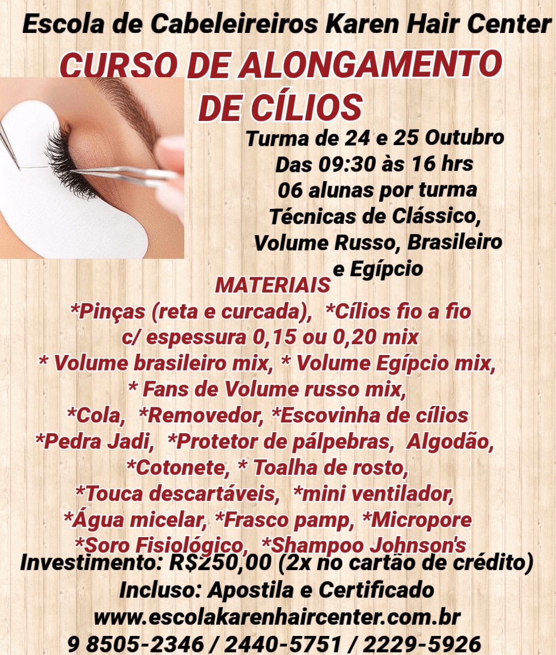 CILIOS OUTUBRO 24 E 25