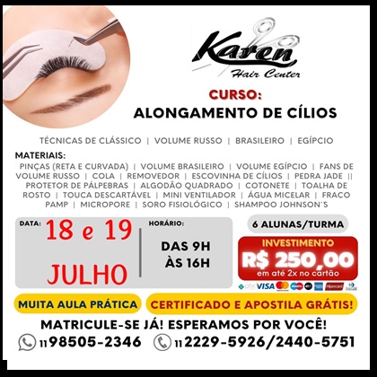 CILIOS JULHO