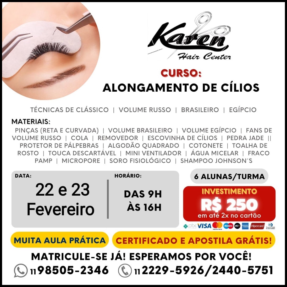 CILIOS MARÇO
