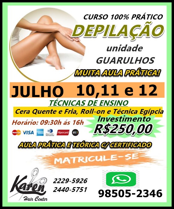 DEPILAÇÃO JULHO 2023