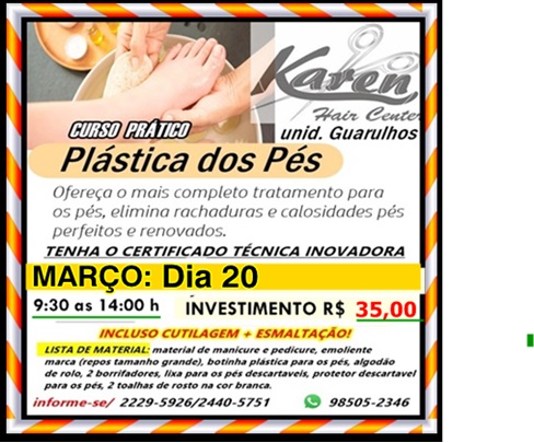 PLASTICAS DOS PÉS MARÇO PLANFETOS