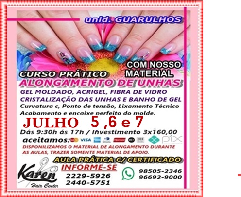 UNHAS EM GEL JULHO 2021
